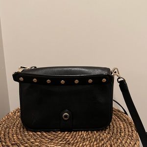 Henri Bendel Black Crossbody Bag with Top Handle